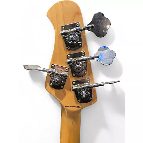Used Sterling by Music Man Ray34 Black Electric Bass Guitar Black - musicians--Friend