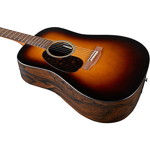 Martin DX2E X Series Ziricote Left-Handed Dreadnought Acoustic-Electric Guitar Burst - musicians--Friend