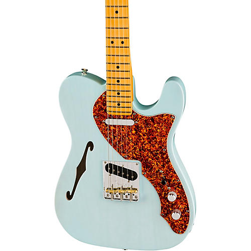 Fender American Professional II Telecaster Thinline Limited-Edition Electric Guitar Transparent Shell Pink - musicians--Friend