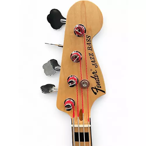 Used Fender Geddy Lee Signature Jazz Bass Black Electric Bass Guitar Black - musicians--Friend