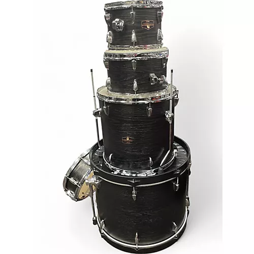 Used TAMA 5 Piece Imperialstar Black Drum Kit Black - musicians--Friend