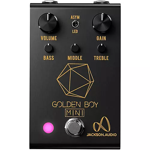 Jackson Audio Golden Boy Mini Overdrive Effects Pedal Gold - musicians--Friend