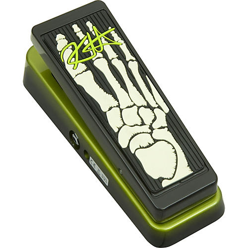 Dunlop KH95 Kirk Hammett Signature Cry Baby Wah Guitar Effects Pedal Black and Green - musicians--Friend