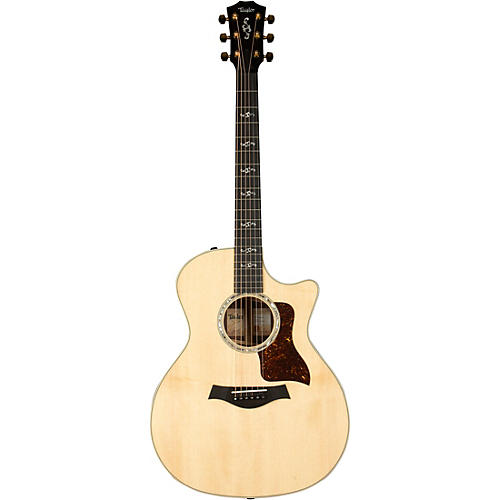 Taylor 414ce V-Class Special-Edition Grand Auditorium Acoustic-Electric Guitar Natural - musicians--Friend