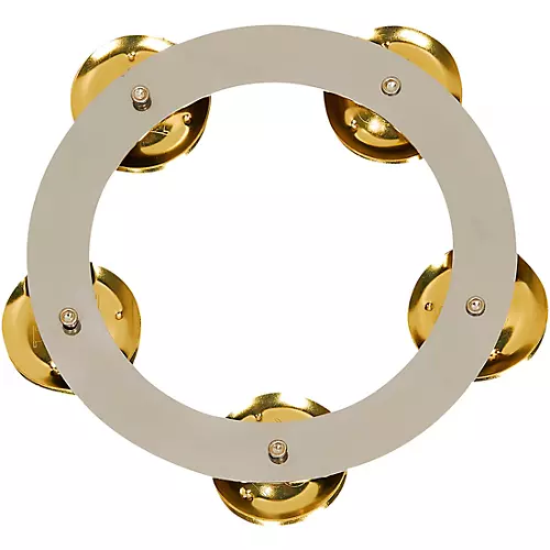LP Tambo-Ring - Stainless Steel With Brass Jingles 6 in. - musicians--Friend