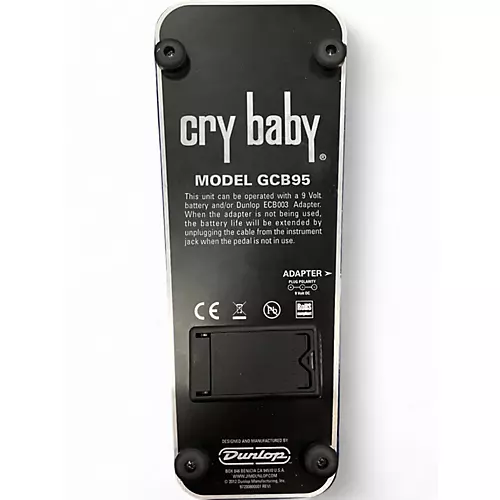 Used Dunlop GCB95BL CRYBABY WAH METALLIC BLUE LIMITED EDITION Effect Pedal - musicians--Friend