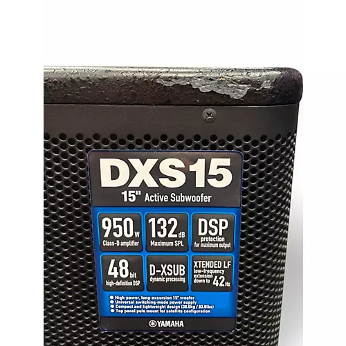 Used Yamaha DXS15 Powered Subwoofer - musicians--Friend