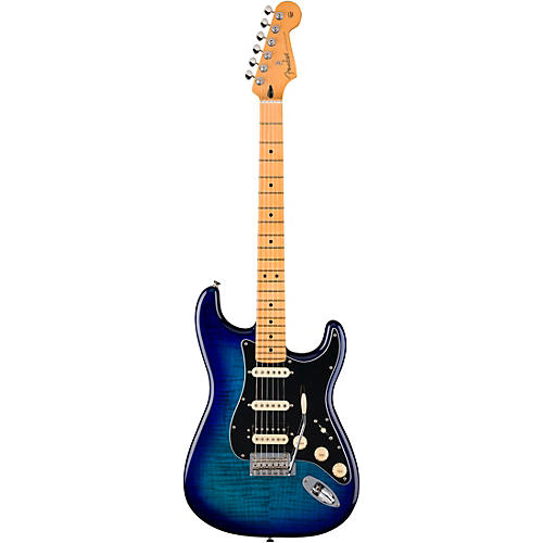 Fender Player II Stratocaster HSS Plus Top Maple Fingerboard Limited-Edition Electric Guitar Blue Burst - musicians--Friend