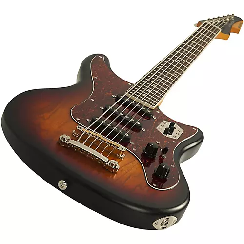 Schecter Guitar Research Hellcat VI Extended-Range Electric Guitar 3-Tone Sunburst - musicians--Friend