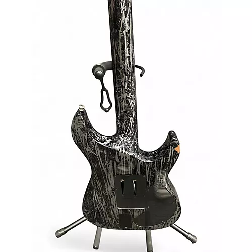 Used Schecter Guitar Research C1 SILVER MOUNTAIN FLOYD ROSE  Silver Electric Guitar Silver - musicians--Friend