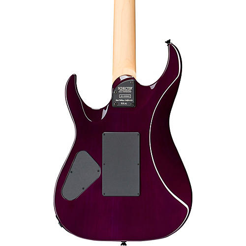 Schecter Guitar Research Sunset 24 FR Electric Guitar Violet Ice - musicians--Friend