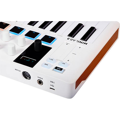 Arturia MiniLab 3 Hybrid Keyboard Controller Deep Black - musicians--Friend