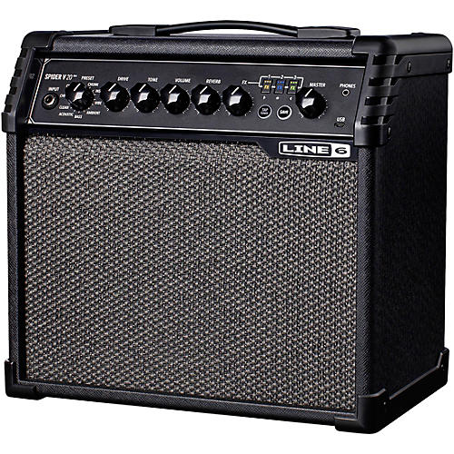 Line 6 Spider V 20 MKII 20W 1x8 Guitar Combo Amp Black - musicians--Friend