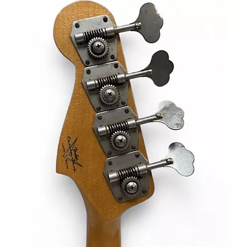 Used 2021 Fender 1960 Jazz Bass Relic Limited Lake Placid Blue Electric Bass Guitar Lake Placid Blue - musicians--Friend