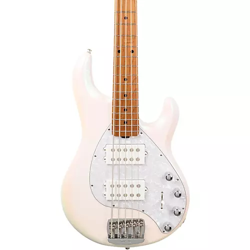 Ernie Ball Music Man StingRay Special 5 HH 5-String Bass Guitar Translucent Oxblood - musicians--Friend