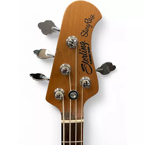Used Sterling by Music Man RAY34 Black Electric Bass Guitar Black - musicians--Friend