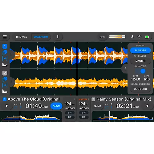 AlphaTheta OMNIS-DUO Wireless Portable All-in-One DJ System Blue - musicians--Friend
