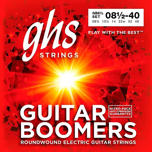 GHS GB8 1/2 Boomers Ultra Light+ Electric Guitar Strings - musicians--Friend