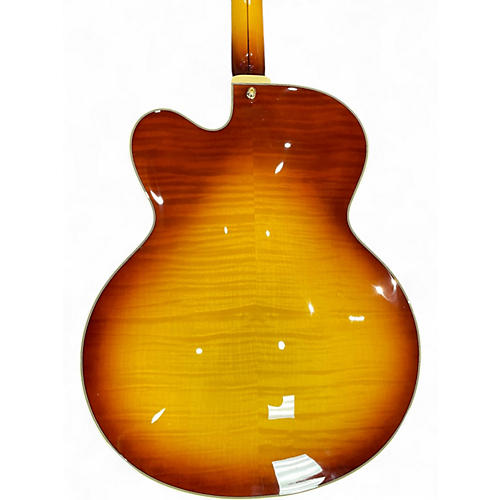 Used D'Angelico EXL-1 Dark Iced Tea Burst Hollow Body Electric Guitar Dark Iced Tea Burst - musicians--Friend