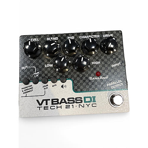 Used Tech 21 CSVTBDI Sansamp Character Series VT Bass DI Bass Effect Pedal - musicians--Friend