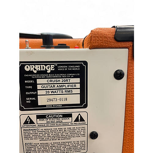 Used Orange Amplifiers Crush 20 20W 1x8 Guitar Combo Amp - musicians--Friend