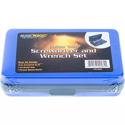 Music Nomad Premium Guitar Tech Screwdriver and Wrench Set - musicians--Friend