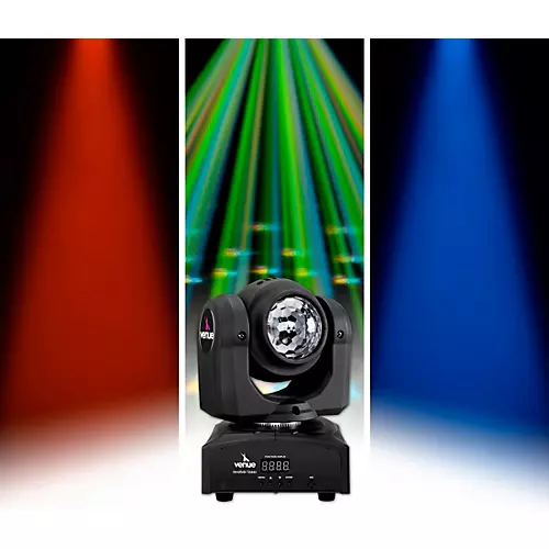 Venue Revolver Wash Dual-Sided Moving Head Effects Light With Wash and Moonflower - musicians--Friend