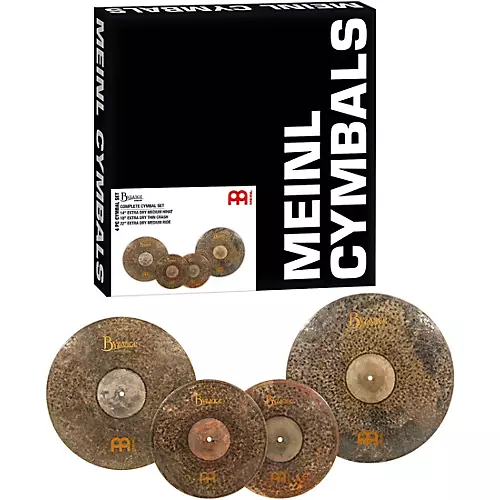 MEINL Byzance Extra Dry Complete Cymbal Set - musicians--Friend