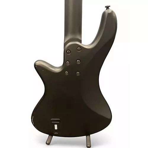Used Schecter Guitar Research Stealth 4 Black Electric Bass Guitar Black - musicians--Friend