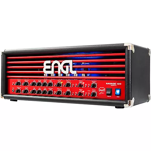 ENGL E610II Obscura Signature Savage 120 LTD 120W Tube Guitar Amp Head Black/Red - musicians--Friend