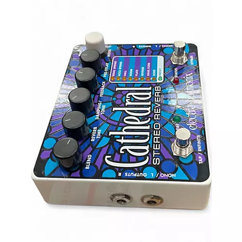 Used Electro-Harmonix Cathedral Stereo Reverb Effect Pedal - musicians--Friend