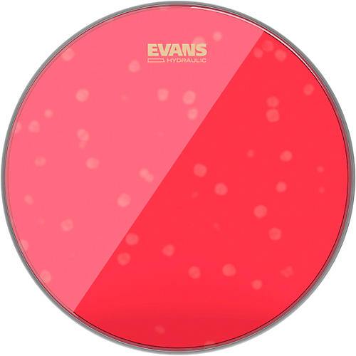 Evans Red Hydraulic Drum Head 8 in. - musicians--Friend