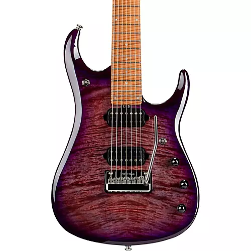 Ernie Ball Music Man JP15 7 7-String Flamed Maple Top Electric Guitar Cerulean Paradise - musicians--Friend