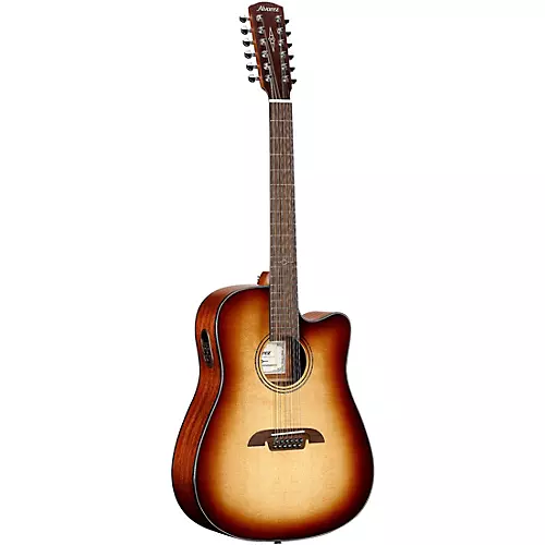 Alvarez AD60CE 12-String Dreadnought Acoustic-Electric Guitar Natural - musicians--Friend
