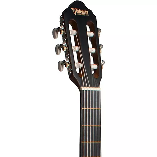 Valencia 200 Series Full Size Classical Acoustic Guitar Transparent Blue - musicians--Friend
