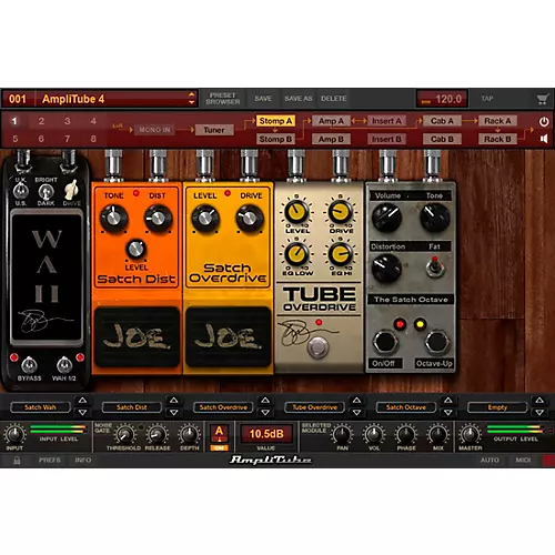IK Multimedia AmpliTube Joe Satriani Plug-in (Download) - musicians--Friend