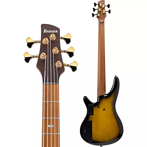 Ibanez Prestige SR4505 5-String Electric Bass Guitar Desert Sunset Burst - musicians--Friend