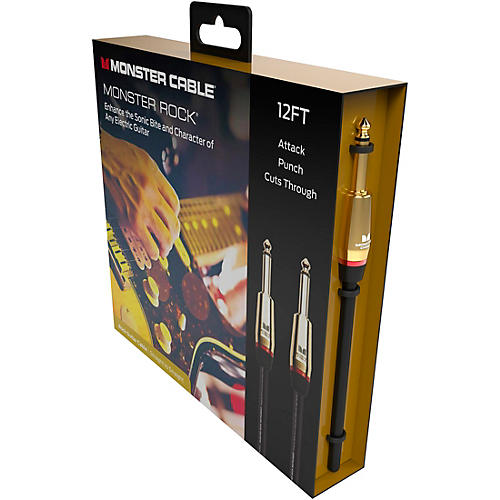 Monster Cable Prolink Rock Pro Audio Instrument Cable 21 ft. Black - musicians--Friend