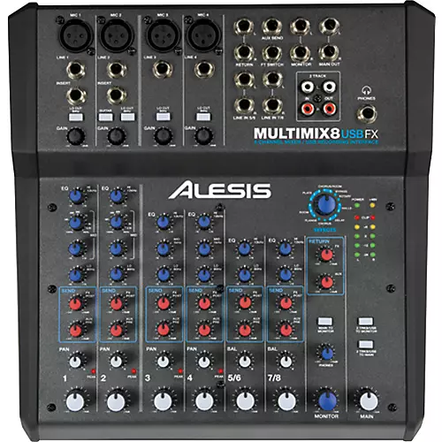 Alesis MultiMix 8 USB FX Mixer - musicians--Friend