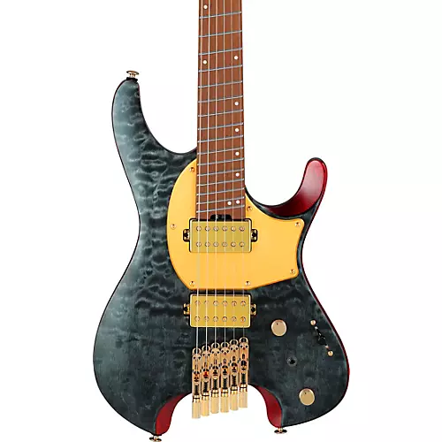 Ibanez Manuel Gardner Fernandes Signature Electric Guitar Obsidian Black Low Gloss - musicians--Friend