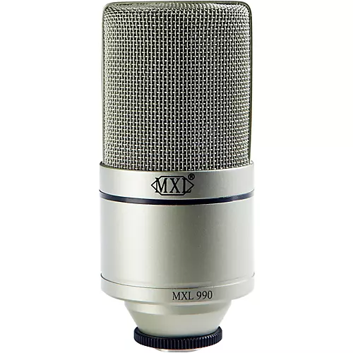 MXL 990 Large-Diaphragm Condenser Microphone With Shockmount - musicians--Friend