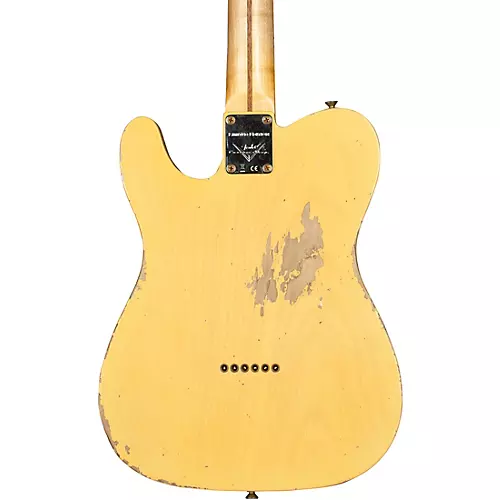 Fender Custom Shop Limited-Edition '53 Telecaster Heavy Relic Electric Guitar Aged Nocaster Blonde - musicians--Friend