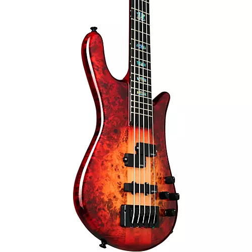 Spector Euro 5 Custom 5 String Electric Bass Natural Black Burst Gloss - musicians--Friend