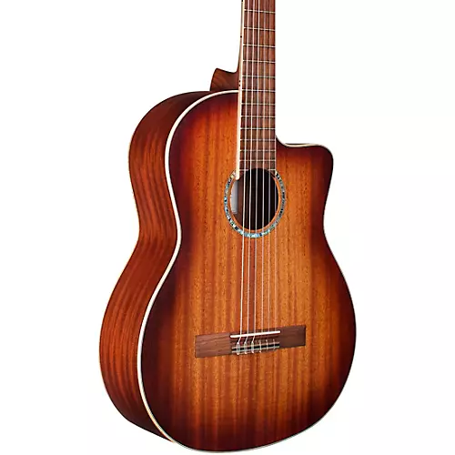 Cordoba C4-CE Classical Acoustic-Electric Guitar Antique Charcoal Burst - musicians--Friend