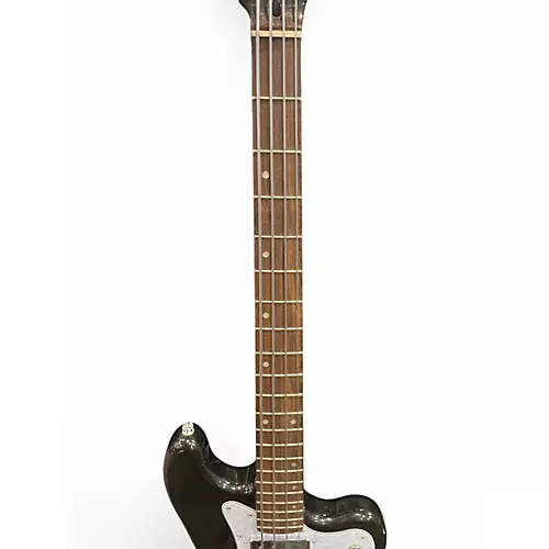 Used Squier PARANORMAL RASCAL Black Electric Bass Guitar Black - musicians--Friend