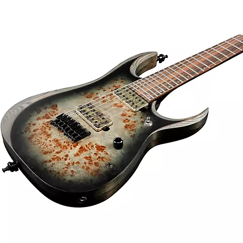 Ibanez RGD71ALPA 7-String Electric Guitar Charcoal Black Matte - musicians--Friend