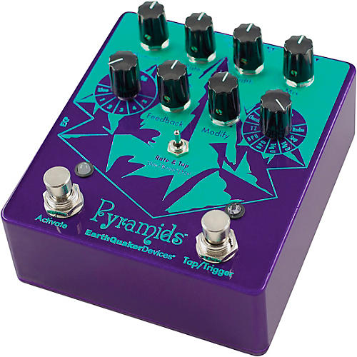 EarthQuaker Devices Pyramids Stereo Flanger Effects Pedal - musicians--Friend
