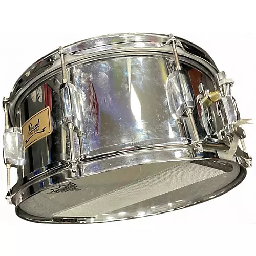 Used Pearl 14X6.5 Steel Shell Chrome Drum Chrome 213 - musicians--Friend