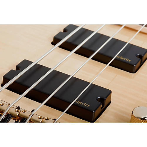 Schecter Guitar Research Omen Extreme-4 Electric Bass Gloss Natural - musicians--Friend