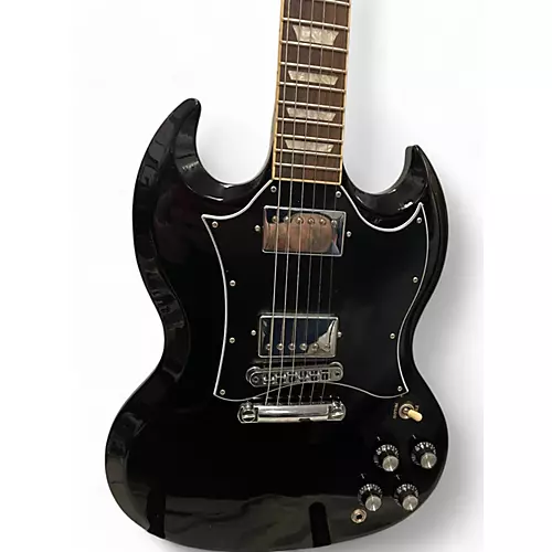 Used 2008 Gibson SG Standard Black Solid Body Electric Guitar Black - musicians--Friend